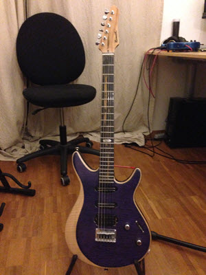 Mace Nemeth's guitar (Back)